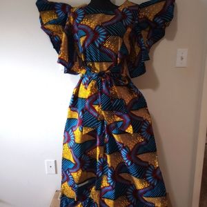 African Ankara Jumpsuit